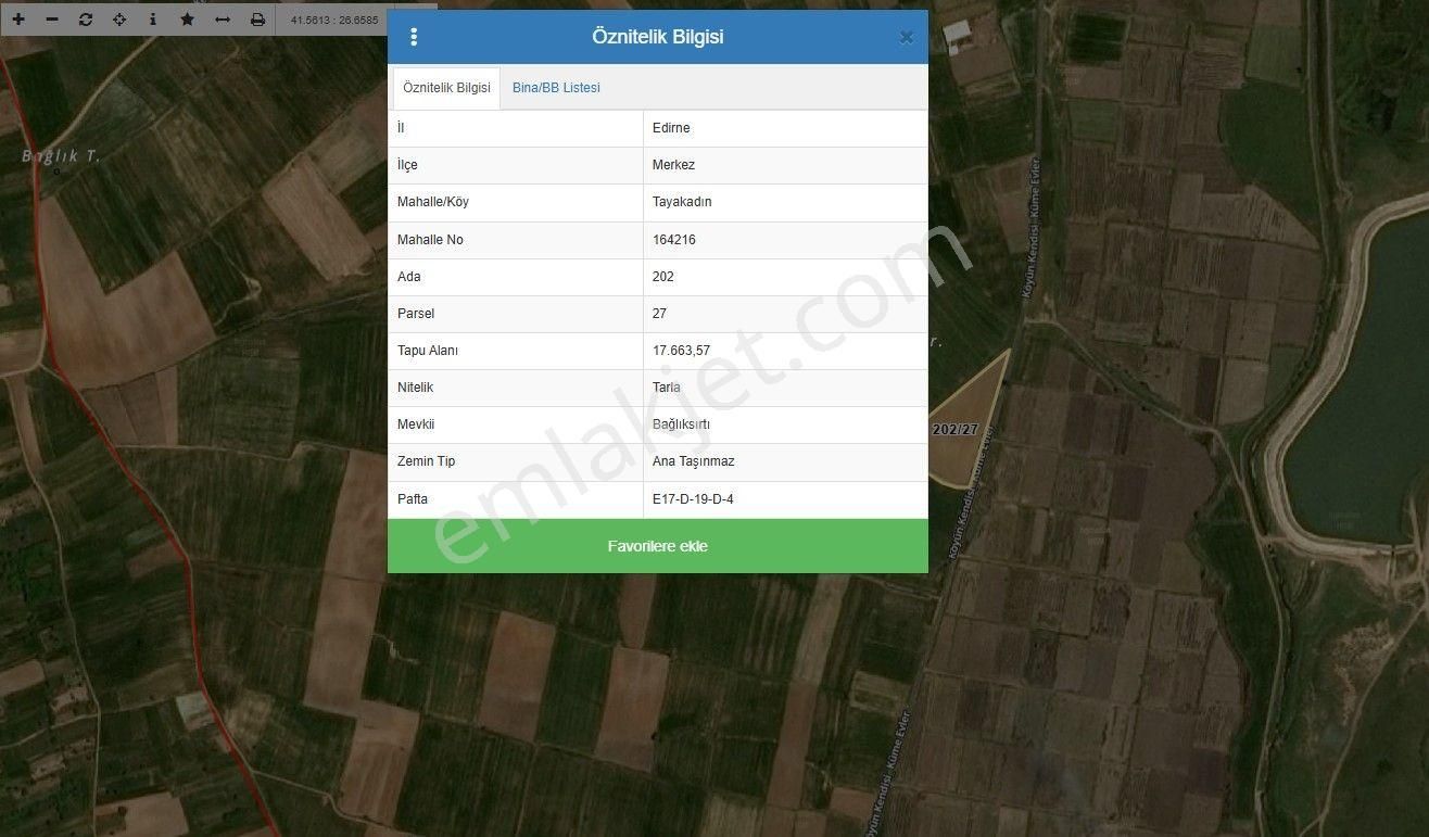 Goldhouse Dan Satılık Edirne Merkez De Arsa
