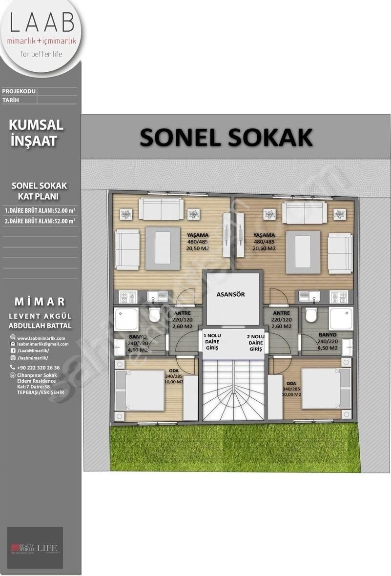 Rw Lıfe // Batıkent Mahallesi Projeden Satılık Lüks 1+1