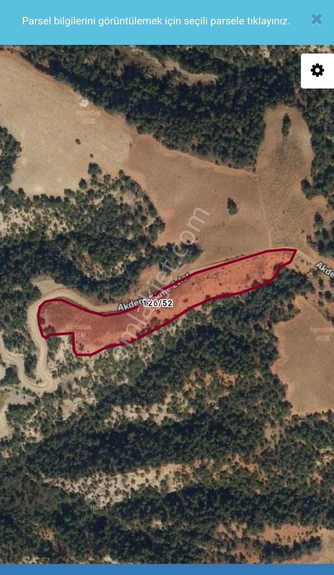 Denizli Pamukkale Akdere Mahllesinde Tarlamız Satılıktır