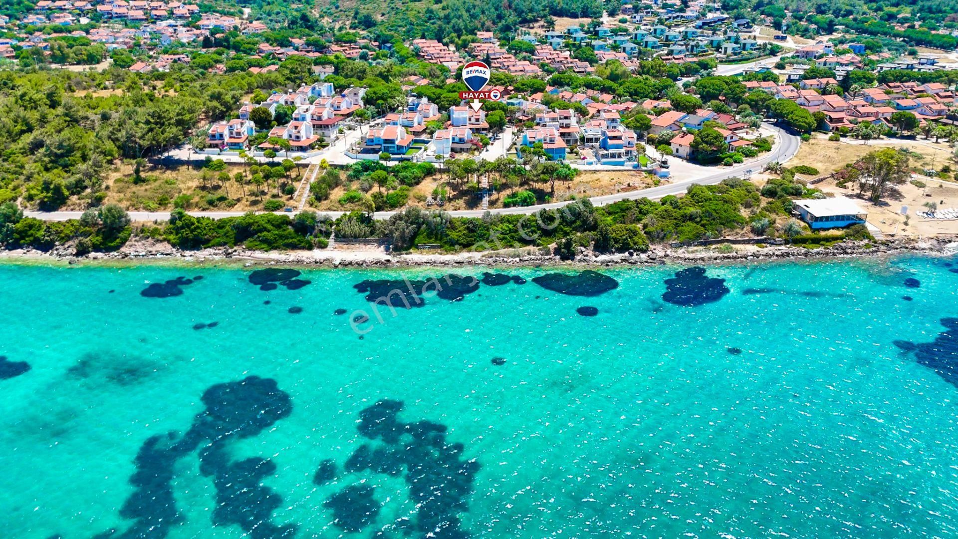 Denize Sıfır Sitede Önsıralarda Ful Deniz Manzaralı Fırsat Yazlık