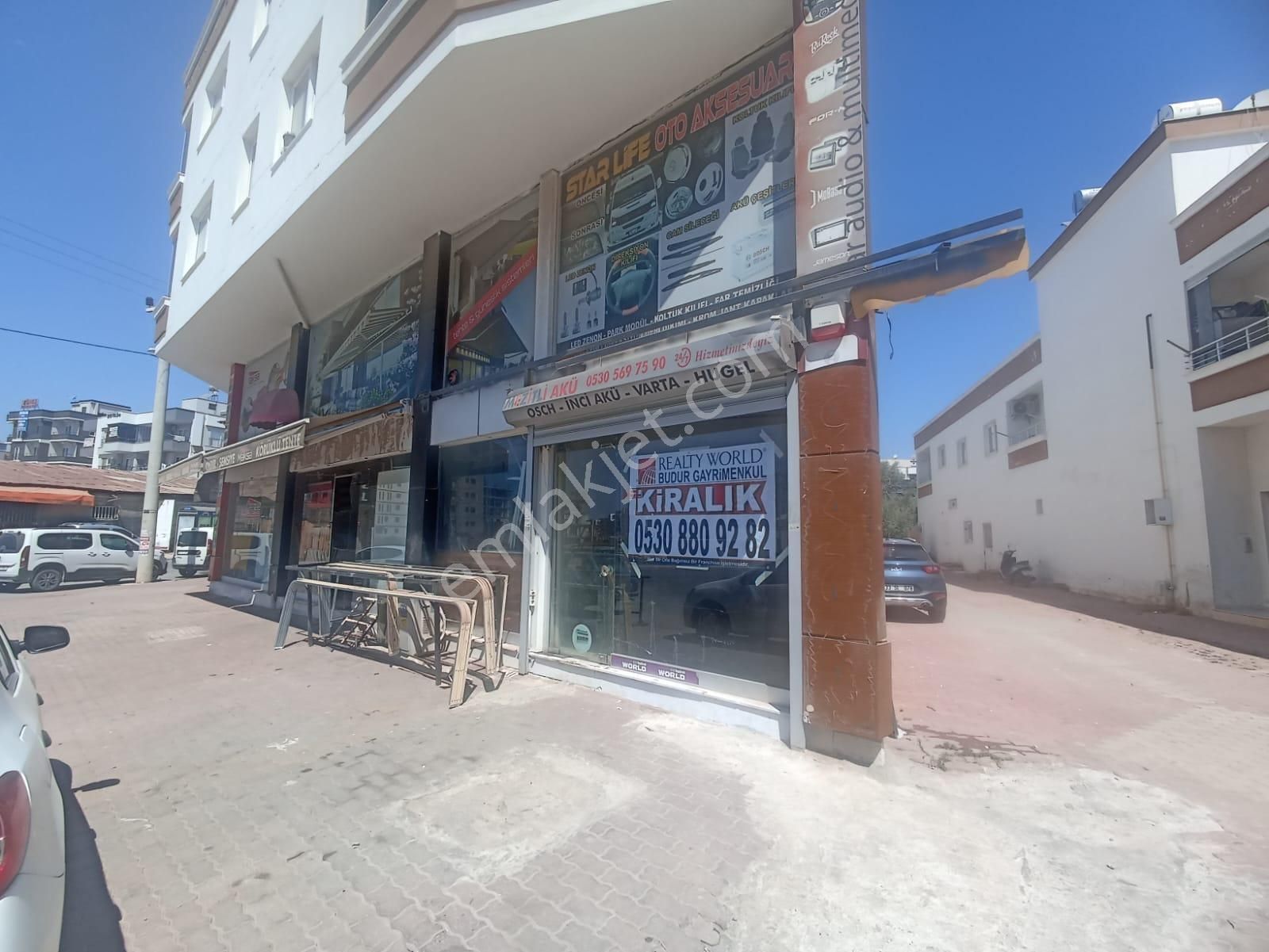 Rw Budur'dan Kuyuluk Caddesinde Ana Yola Cepheli Kiralık Dükkan