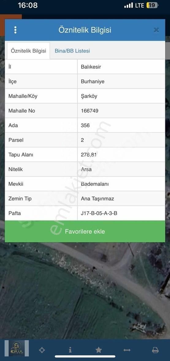 Eylül Emlak'tan Cumhuriyet Mahallesi Satılık Arsa Ve Müstakil Ev
