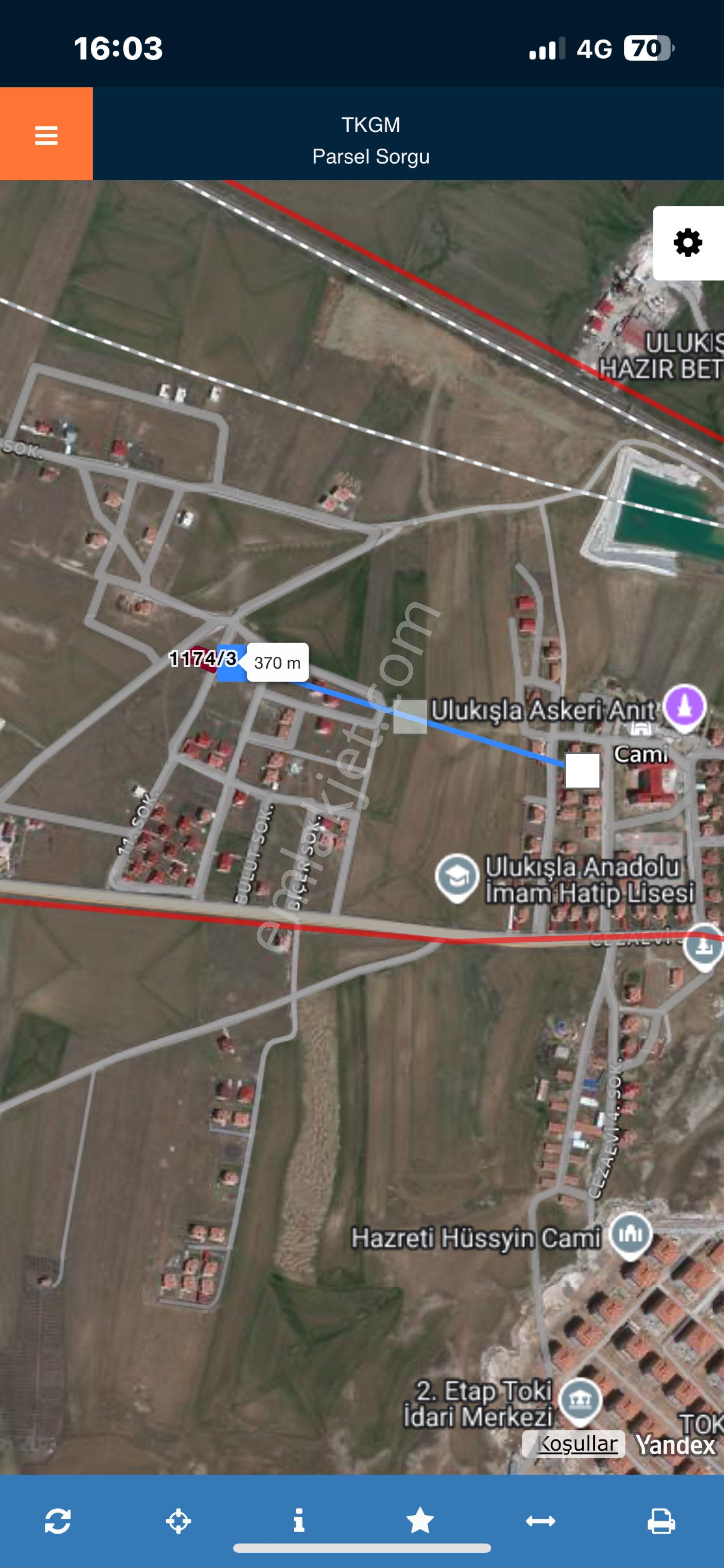 Ulukışla Cumhuriyet Köşebaşı Arsa - Görsel 9