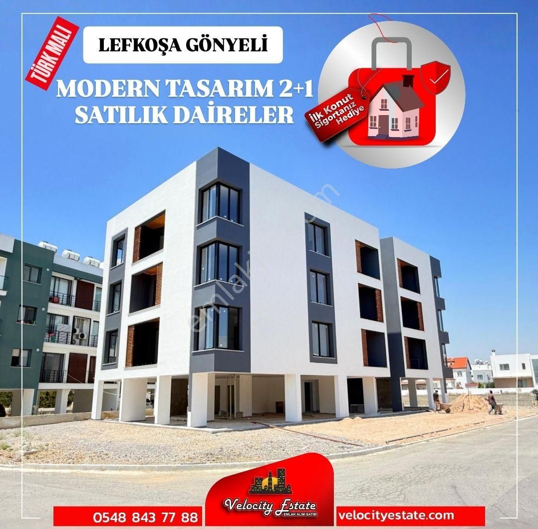 Lefkoşa Gönyeli’de Türk Koçanlı Lüks 2+1 Satılık Daire