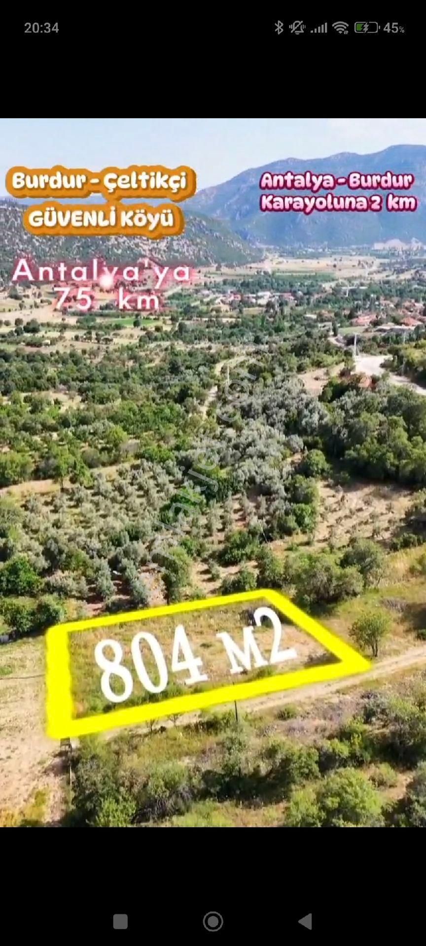 Burdur Çeltikçi Güvenli Köyü Antalyaya Yakın Hobi Bahçesi