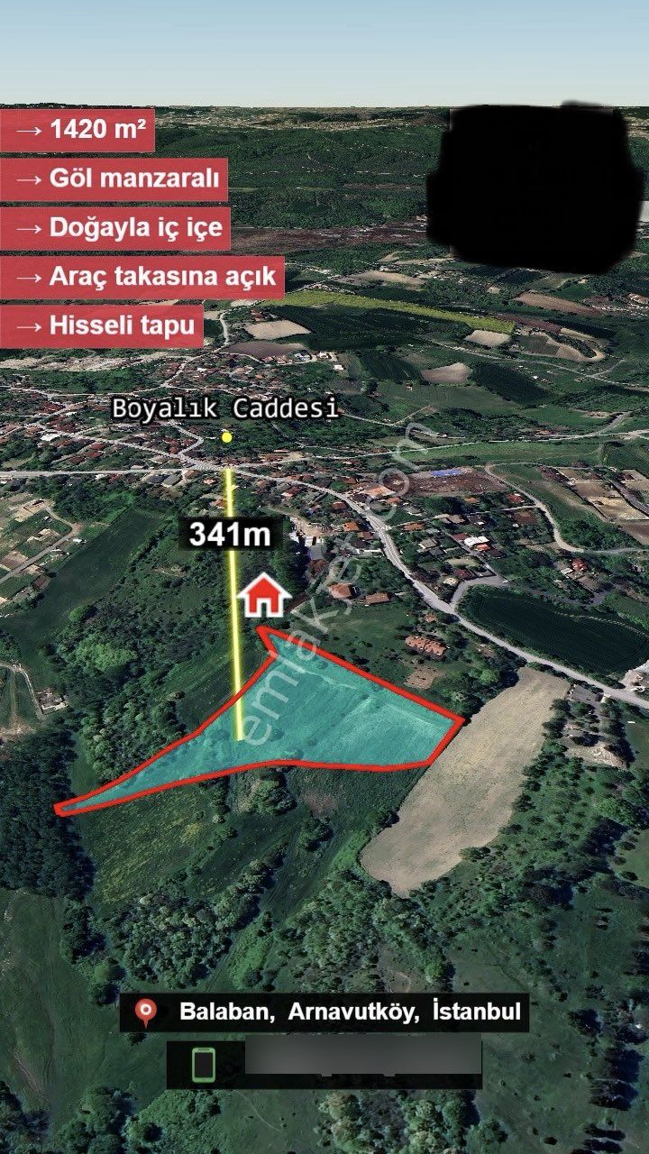 Balaban Da Göl Manzaralı 1420 M2 Hisse - Görsel 15