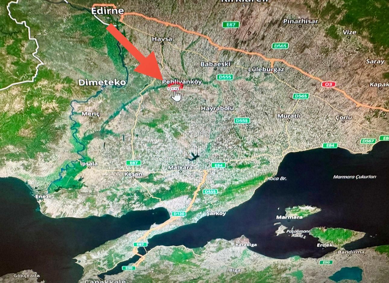 Edirne Uzunköprü’de Satılık 9877 M2 Arsa