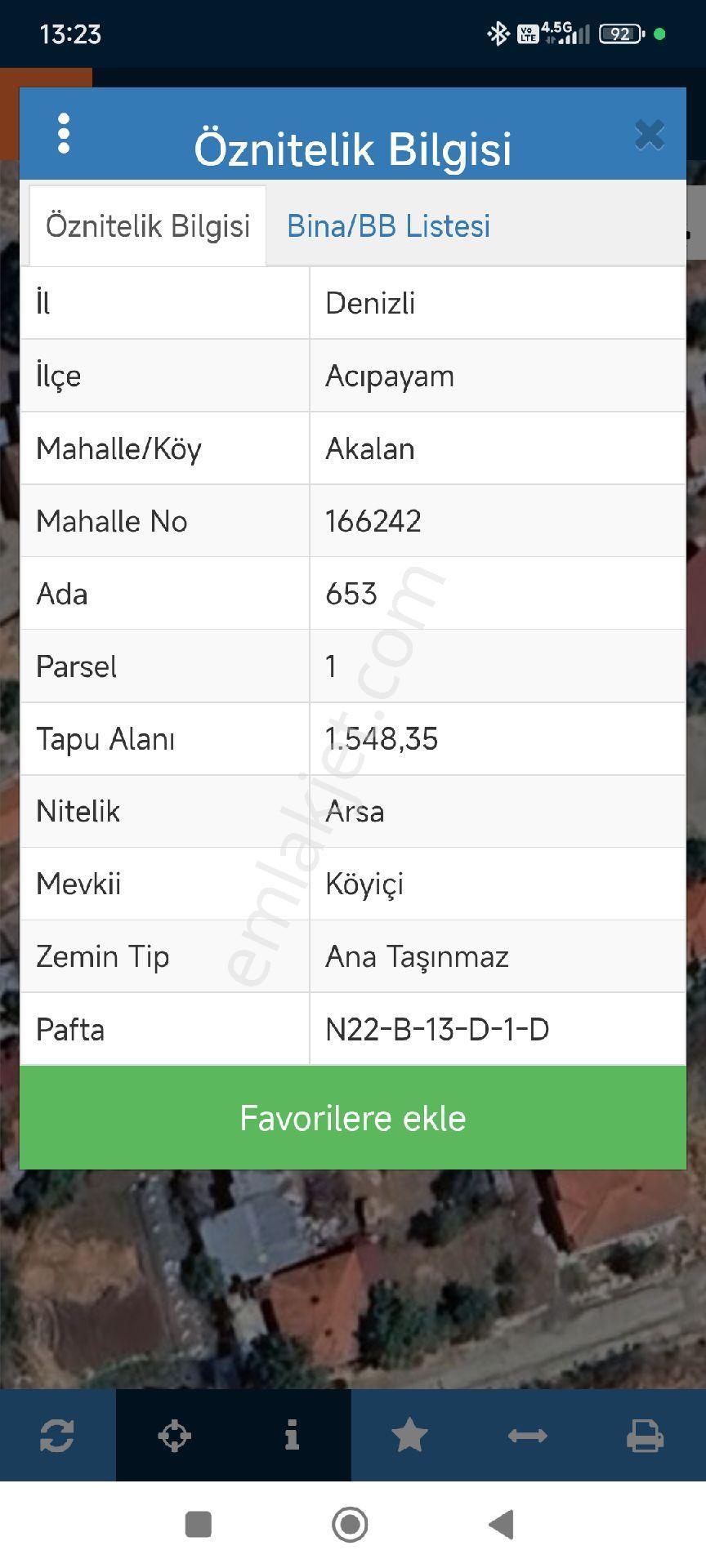 Denizli Acıpayam Akalan Satılık İmarlı Arsa - Görsel 9