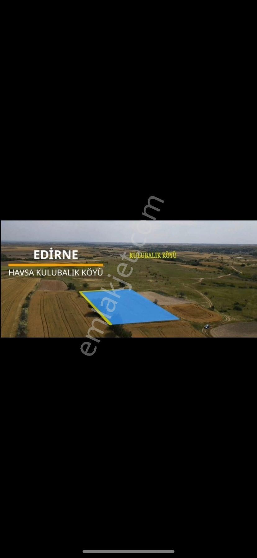 Edirne Havsa Kulubalık’ta 3.400 M² Tek Tapulu Yolu Olan Tarla! Kaçmaz Fırsat