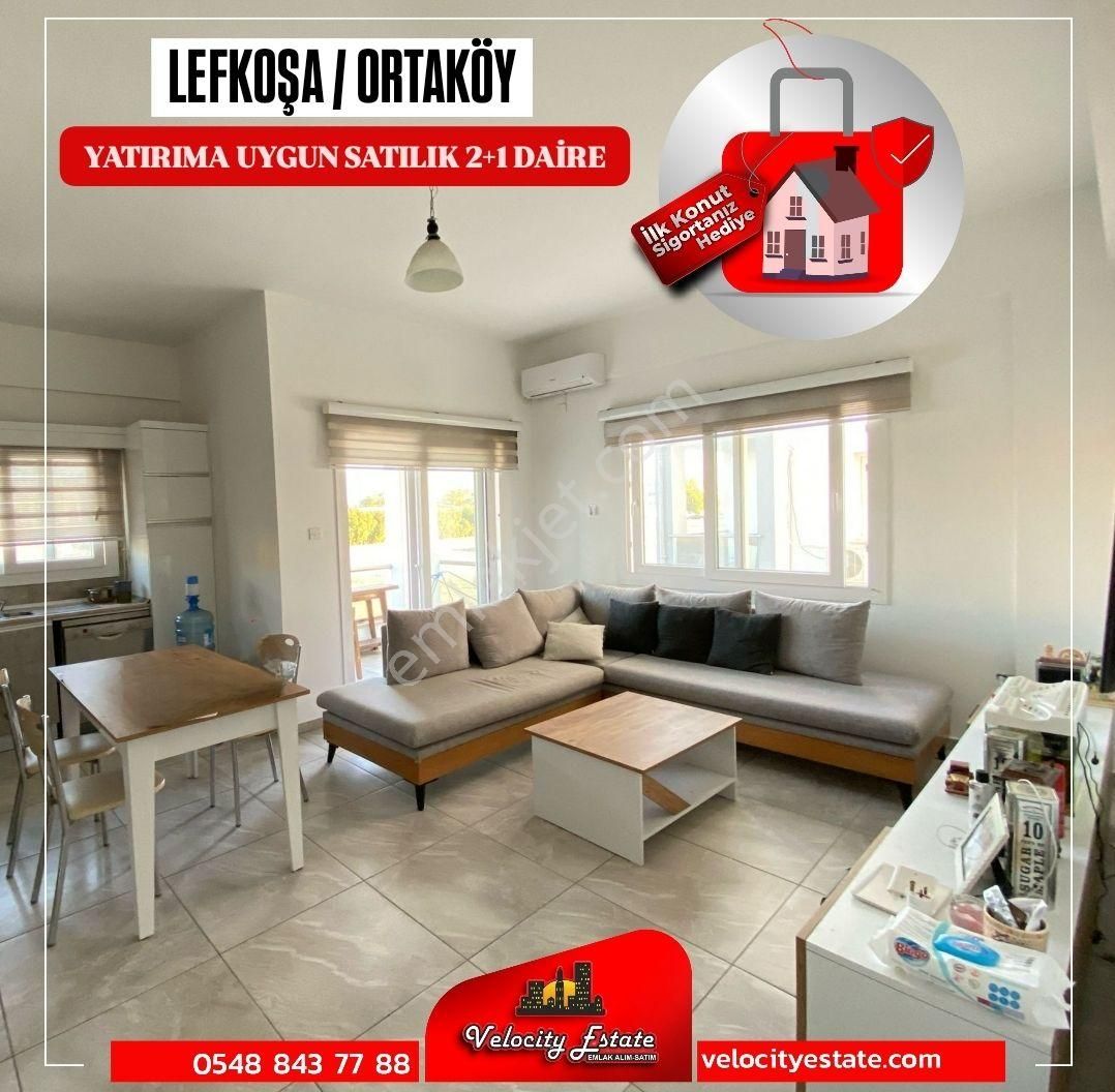 Lefkoşa Ortaköy’de Satılık Türk Malı 2+1 Daire