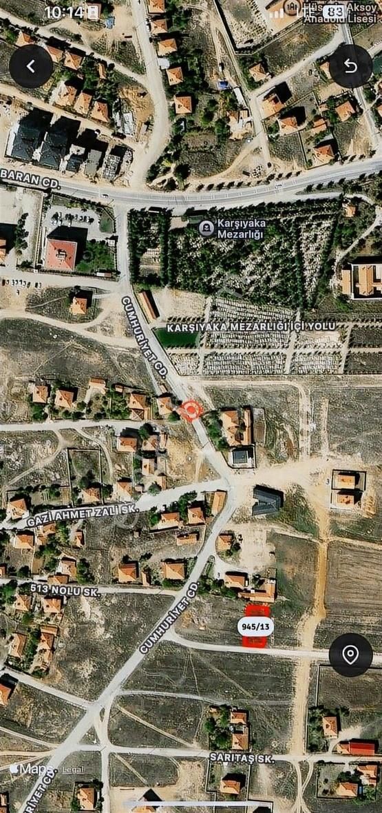 Baran Caddesine Yürüme Mesafesinde Satılık Arsa