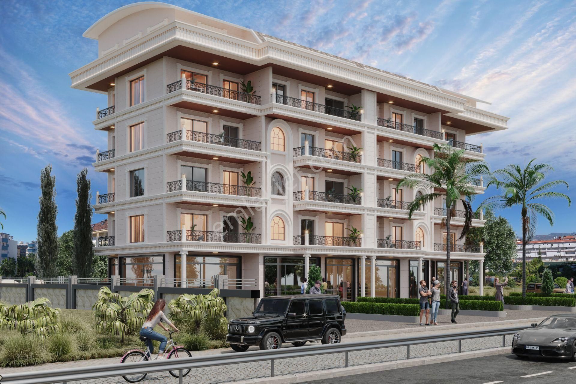 Alanya Konakli Merkezde Satılık Yeni 2+1. 4+1 Lüks Daireler Denize 100 Mt