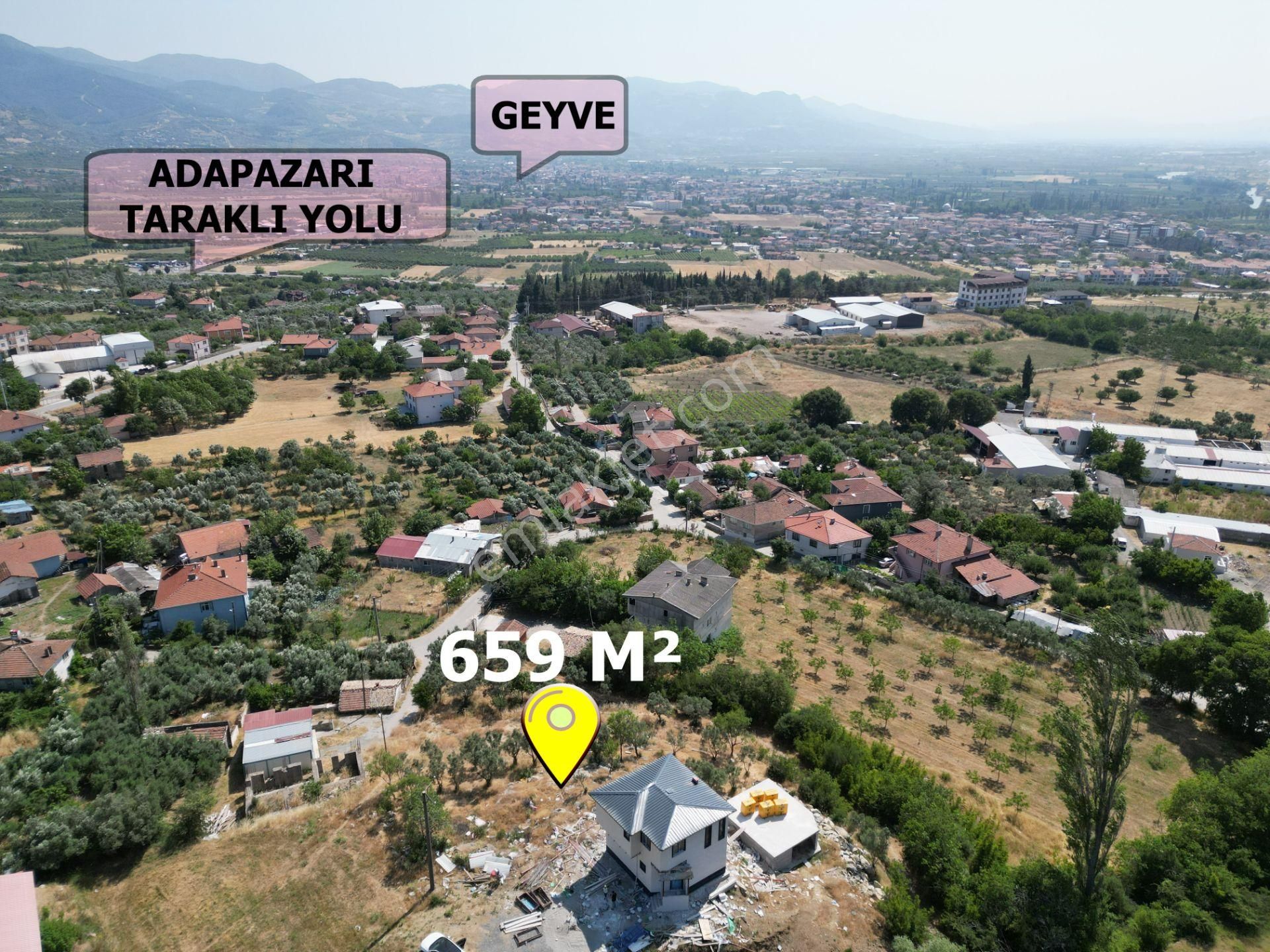 Remax Maviden Geyve Manzaralı Havadar Konumda 659 M² Konut İmarlı Arsa