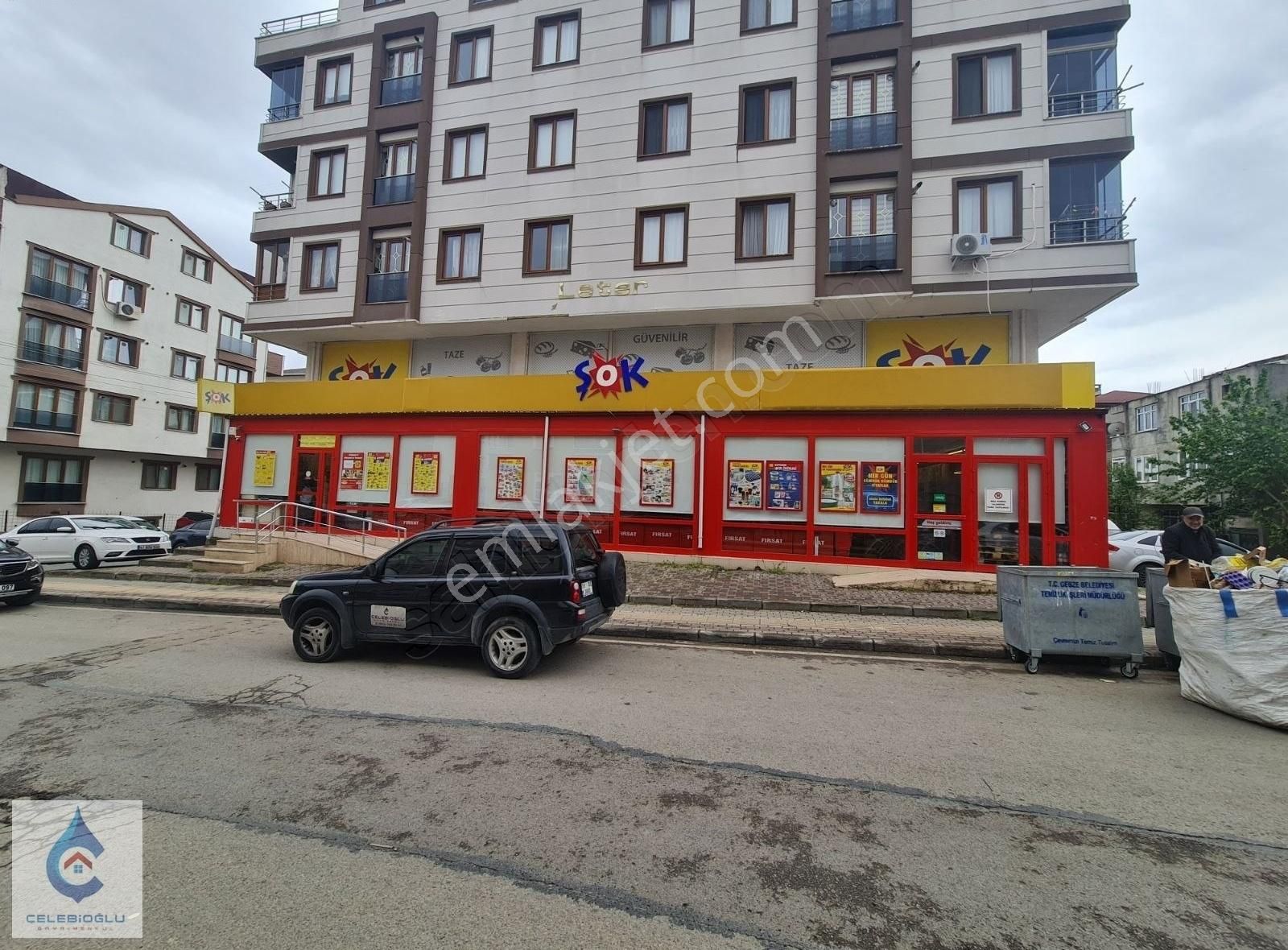 Gebze Gaziler 'de Yüksek Kira Getirili Kurumsal Kiracılı Dükkan
