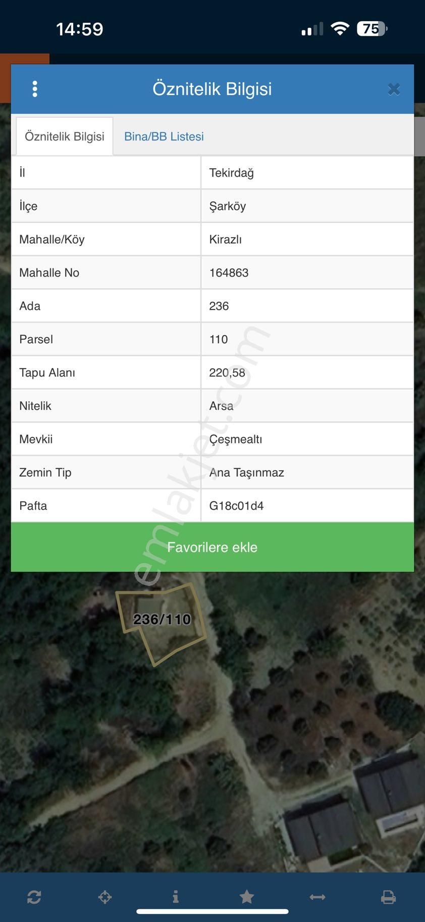 Şarköy Kirazlıda Mükemmel Manzaralı Arsa Ve Ev