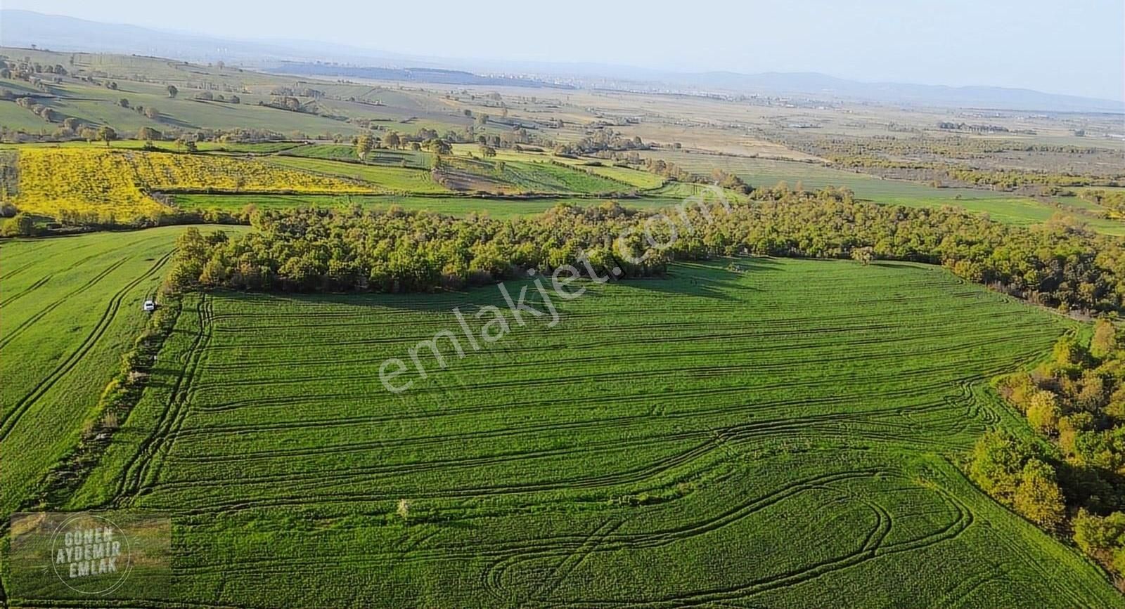 Gönen'e 5 Km 40.200 M2 Kapalı Sulama Sistemli Ormana Cephe Tarla