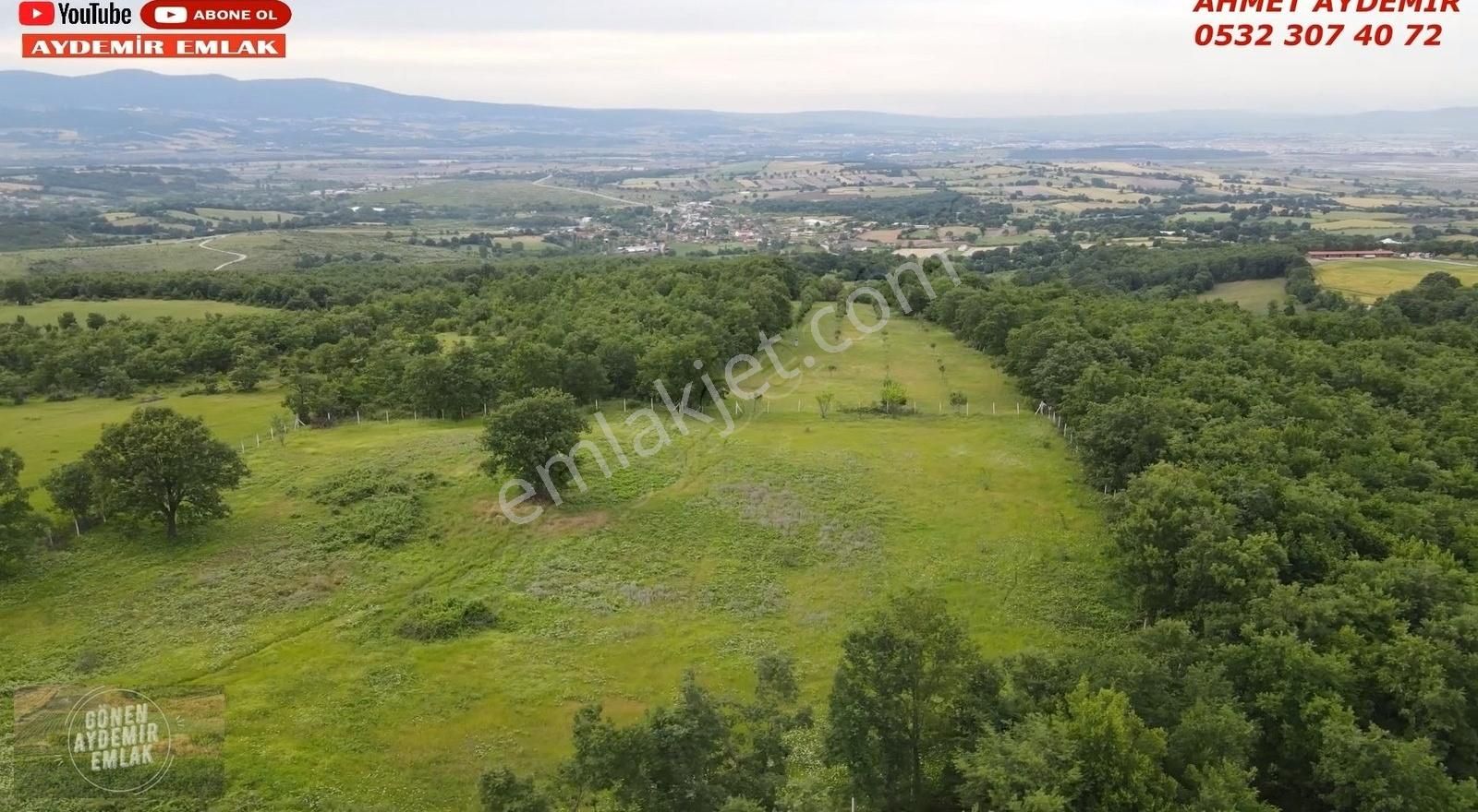 Gönen 5 Km Suyu Olan Ormana Cephe 14.125 M2 Ceviz& Badem Bahçesi