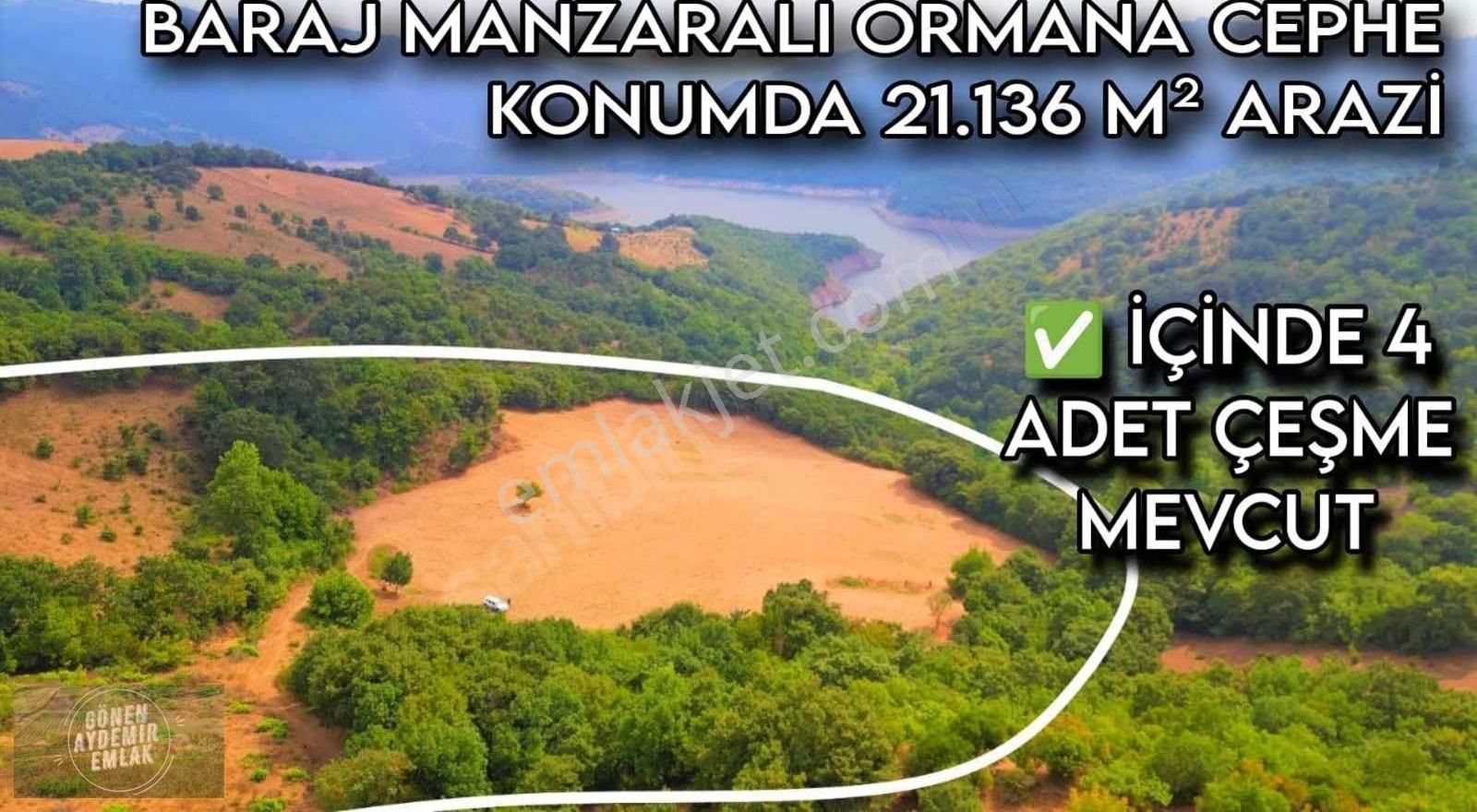 Araç Takaslı Manyas Baraj Manzaralı Ormana Cephe 21.136 M² Arazi