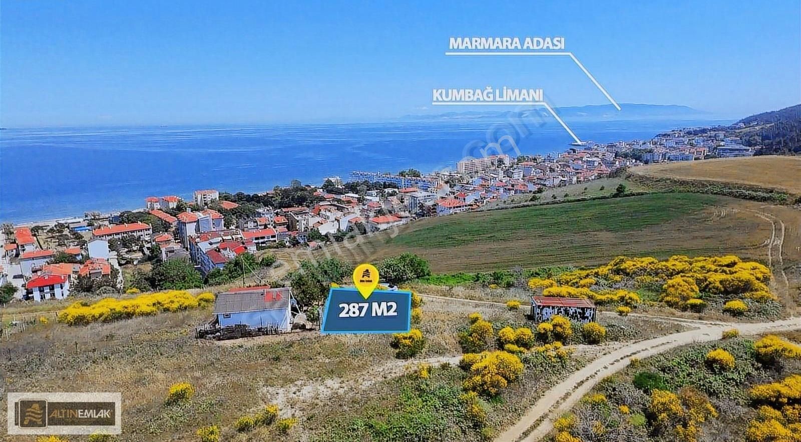 Lebiderya Deniz Manzaralı 287 M2 3 Kat İmarlı Arsa