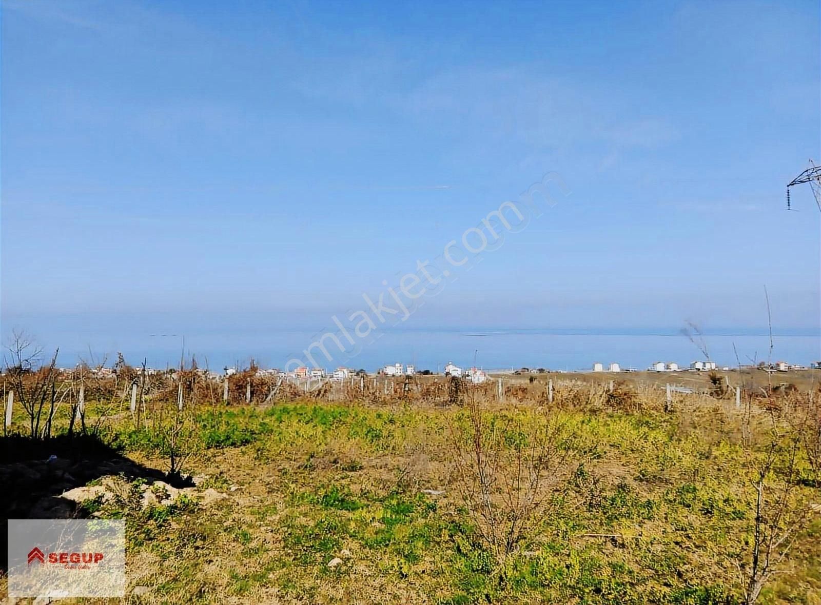 Samsun Yakakent'de Deniz Manzaralı Köşe Parsel Satılık Arsa(8)