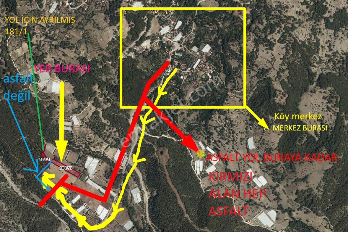 Sahibinden Kaş Doğantaş Mahallesi Tek Tapu 5800 M2 - Görsel 4
