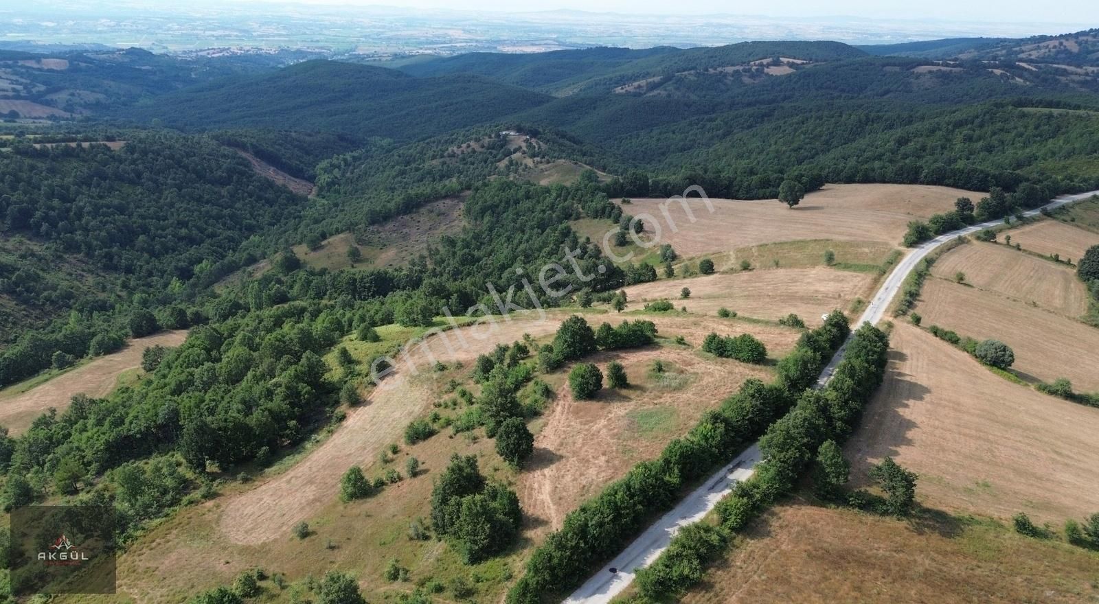 Biga Dikmen Köyünde 14 Dönüm Ana Yola Cephe Satılık Tarla - Görsel 8