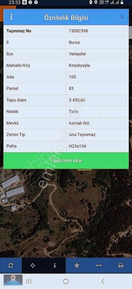 Kelepir İznik Göl Manzaralı Satılık Arazi - Görsel 2