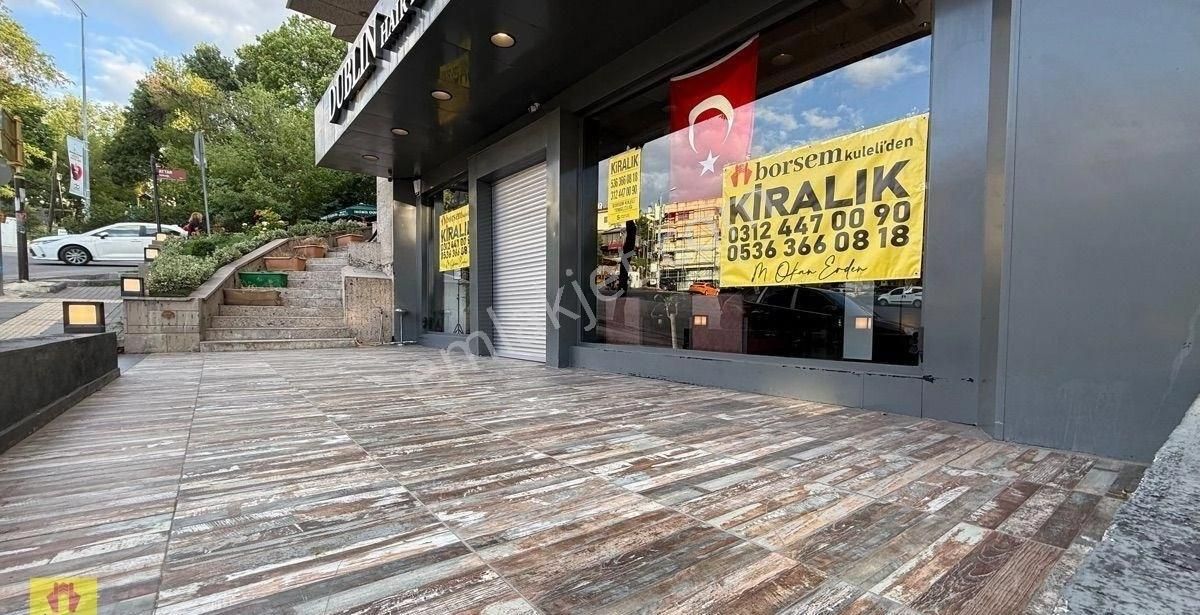 Çankaya Gaziosmanpaşa Arjantin Caddesinde 165m2 Giriş + 190 M2 Depo +40 M2 Bahçeli Kiralık Mağaza