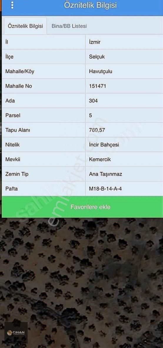 Aciil Satılık Selçuk Havutculu'da Yatırıma Uygun Tarla