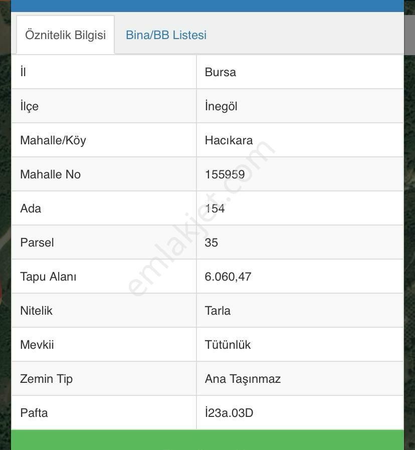 Inegöl De Satılık Tarla - Görsel 14