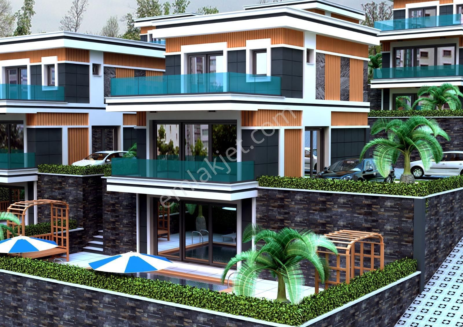 Doğanbey De Havuzlu Akıllı Ve Köşe Villa 3+1 Özel Tasarım Satılık