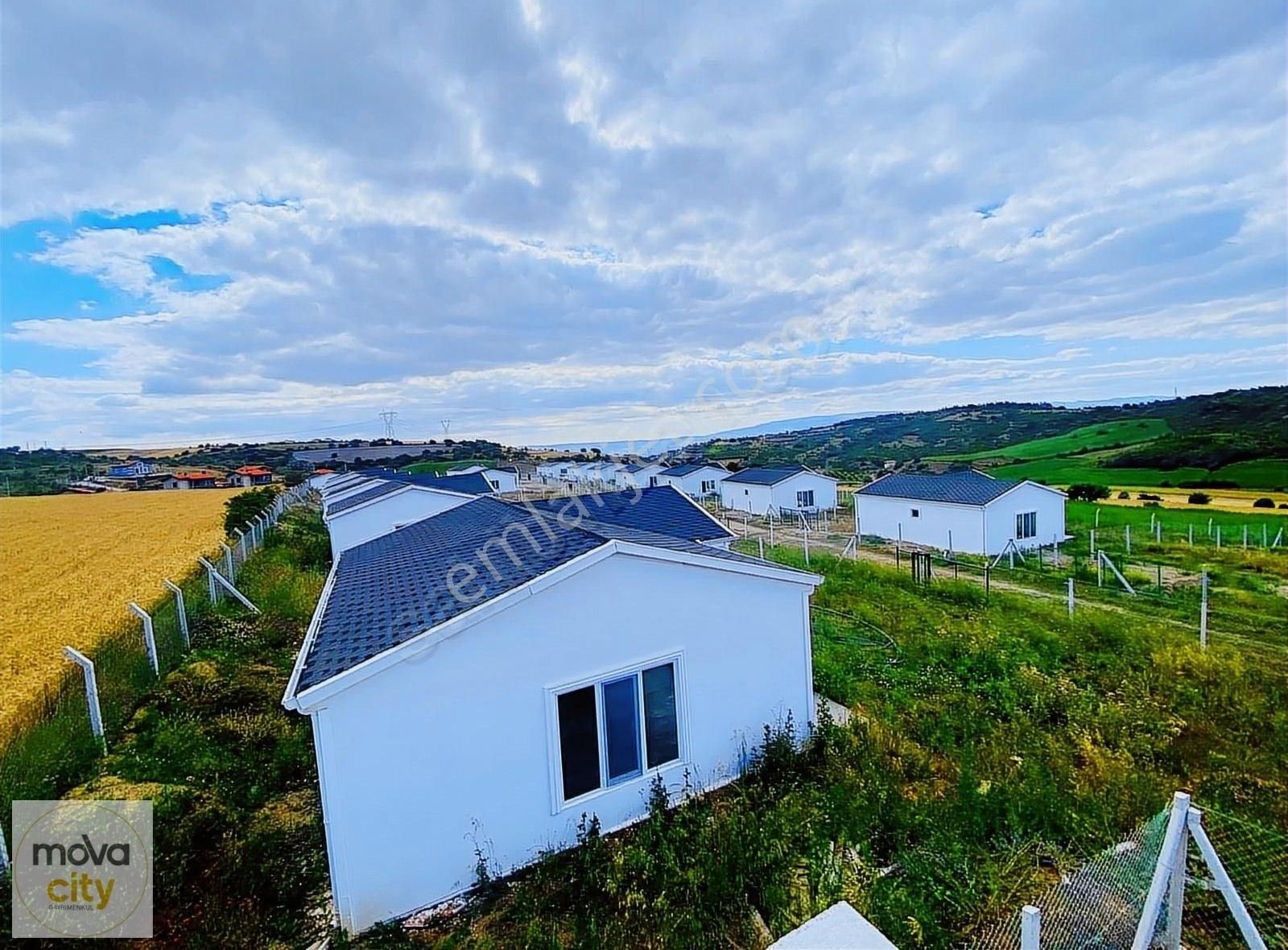 Atçalı Taşyapı Villa Evlerinde Satılık Temeli Yapılı Hobibahçesi
