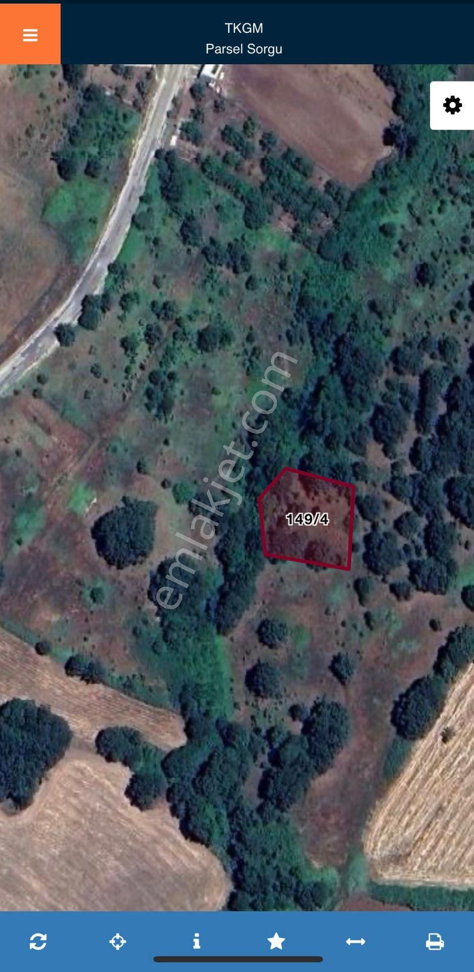 Çanakkale Çan Samedeli Köyü Satılık Tarla