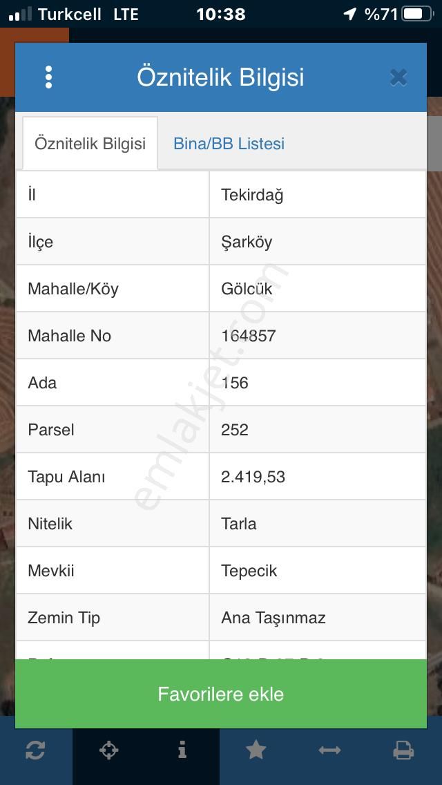 Şarköy De Işık Emlaktan Gölcuk Mah De İki Tapu 4750 M2 0/75 İmarlı Arsa - Görsel 17
