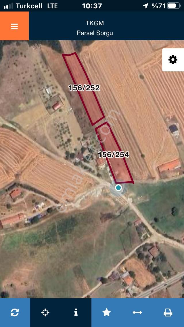 Şarköy De Işık Emlaktan Gölcuk Mah De İki Tapu 4750 M2 0/75 İmarlı Arsa - Görsel 19