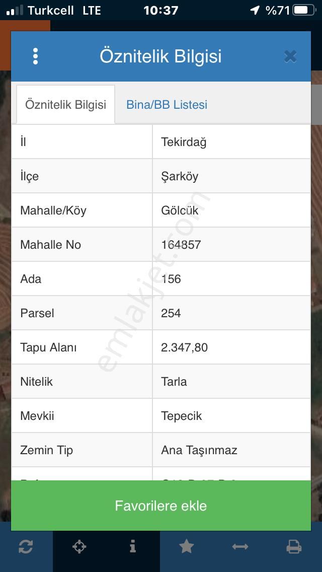 Şarköy De Işık Emlaktan Gölcuk Mah De İki Tapu 4750 M2 0/75 İmarlı Arsa - Görsel 18