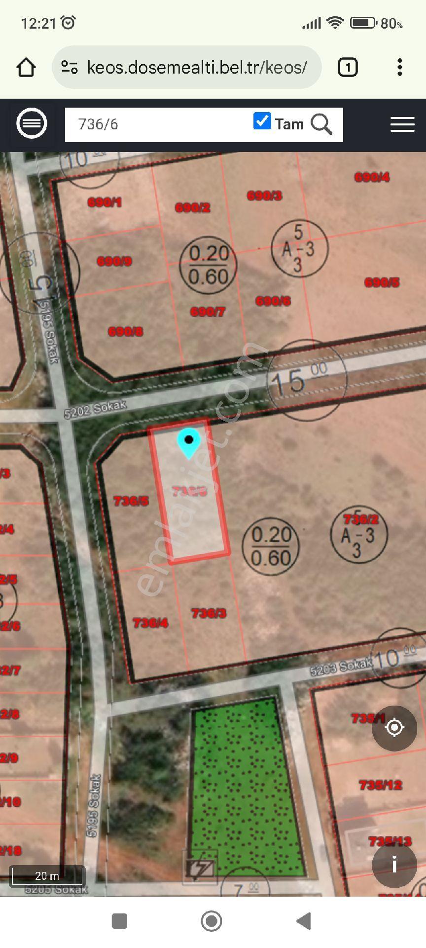 Döşemealtı Altınkale 634m2*palmcity*yakını Satılık Villa Arsası**polat Emlak - Görsel 4