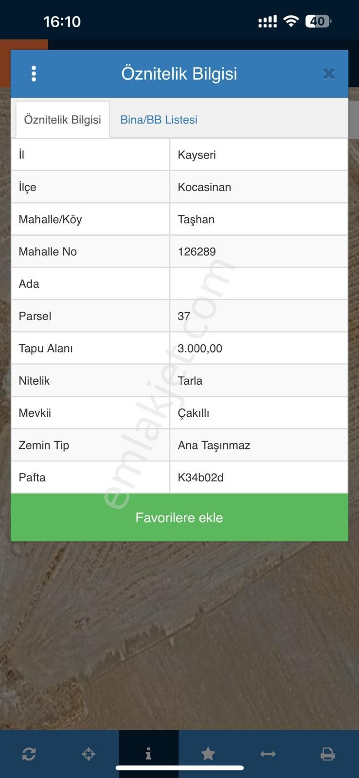 Anadolu Emlaktan Taşhanda Satılık Tarla