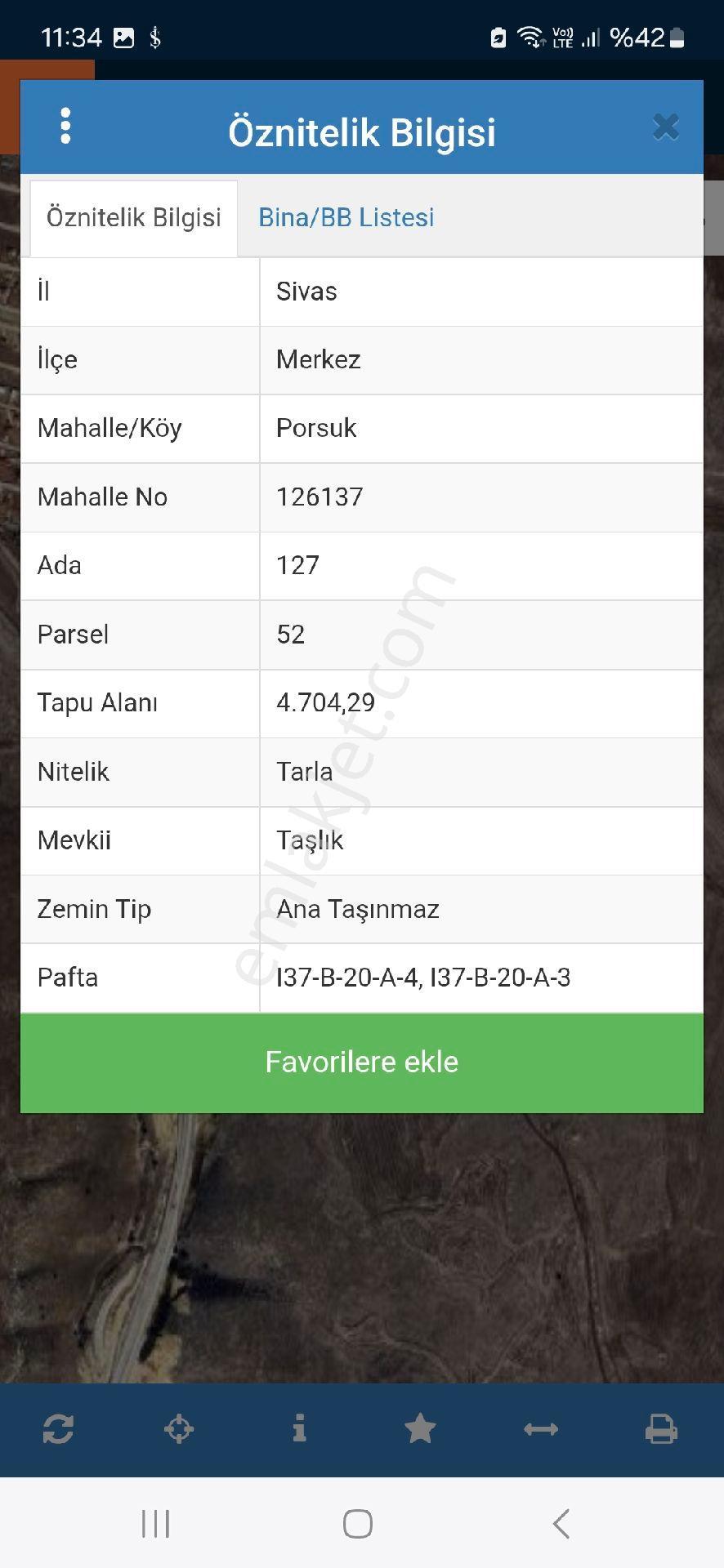 Eslem Gayrimenkulden Porsuk Köyünde Satılık Tarla - Görsel 2