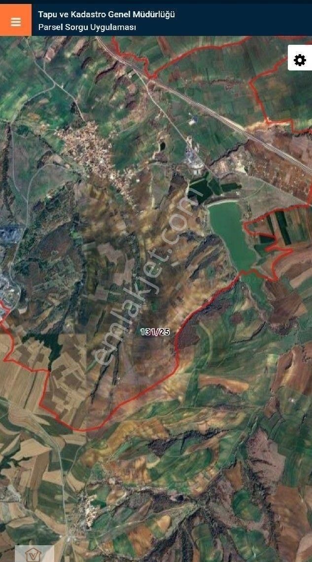 Tekirdağ Süleymanoaşa Bıyıkali Köyünde Satılık Tarla