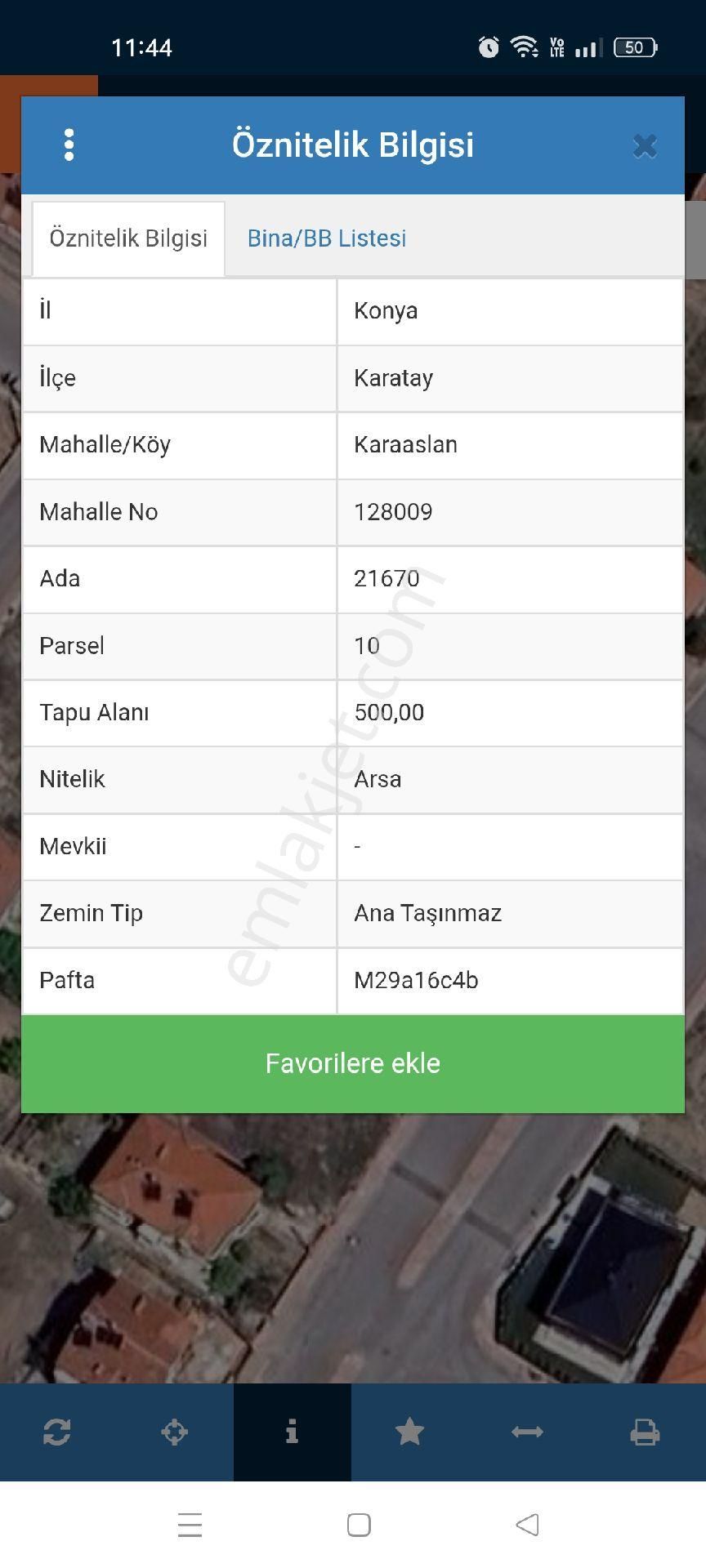 Karaslan Da Satılık 500 Metre Kare Arsa