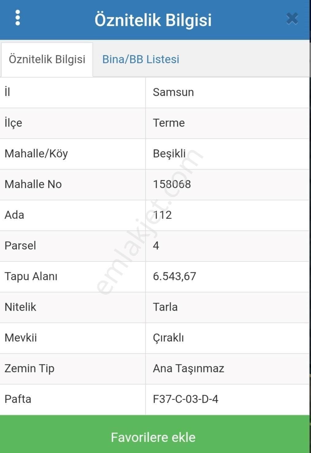 Samsun Terme Beşikli'de 6.543 M² Tek Tapulu Yatırımlık Tarla – Fındık Bahçesi Ve İmar Avantajı! - Görsel 4