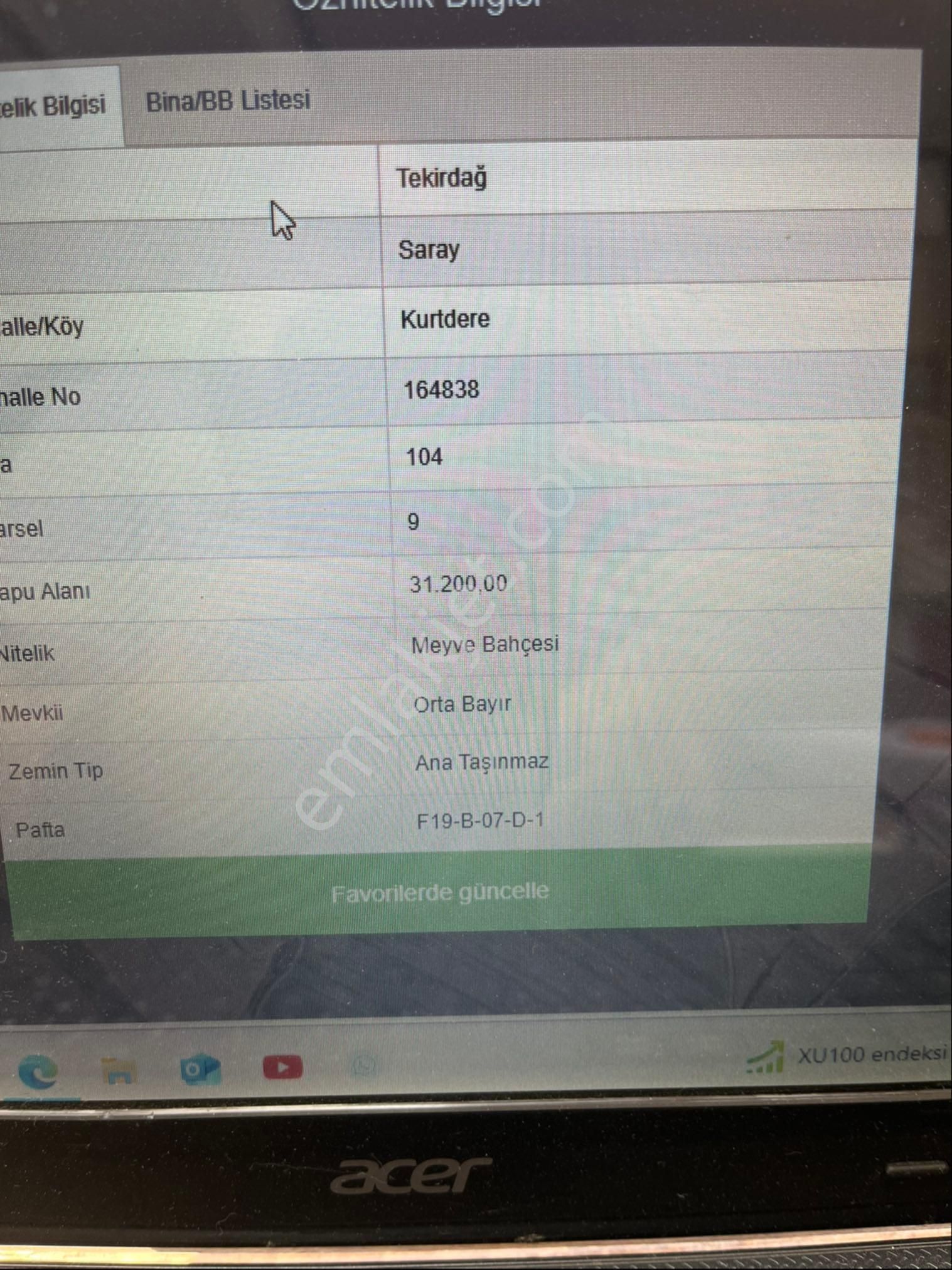 Ncs Emlaktan Satılık Tarla