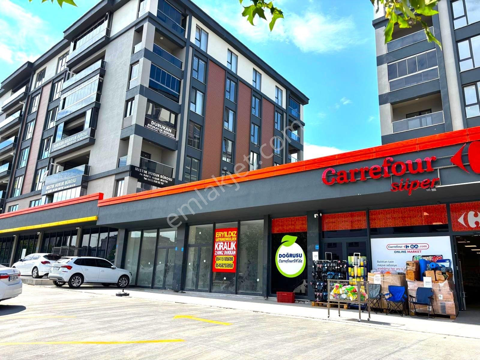 **eryıldız Gayrimenkulden**tepe Bölgesi Cadde Üstünde File Market Yanı 250m2 Kiralık Dükkan