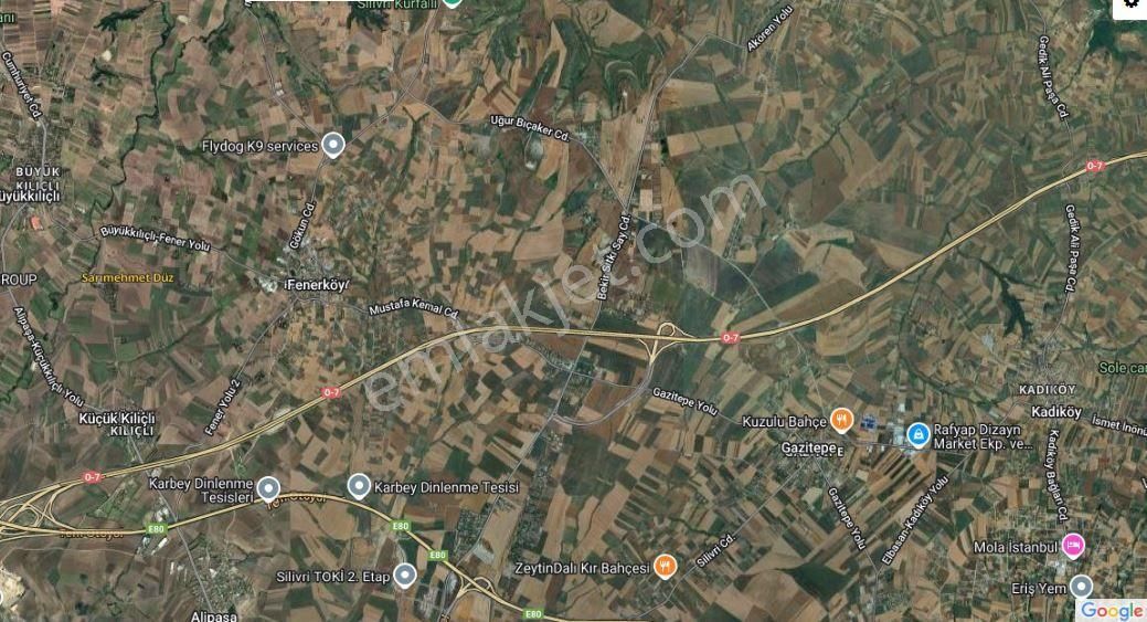 İstanbul Silivri Kuzey Marmara Otoyoluna Yakın 230.000 M² Arsa