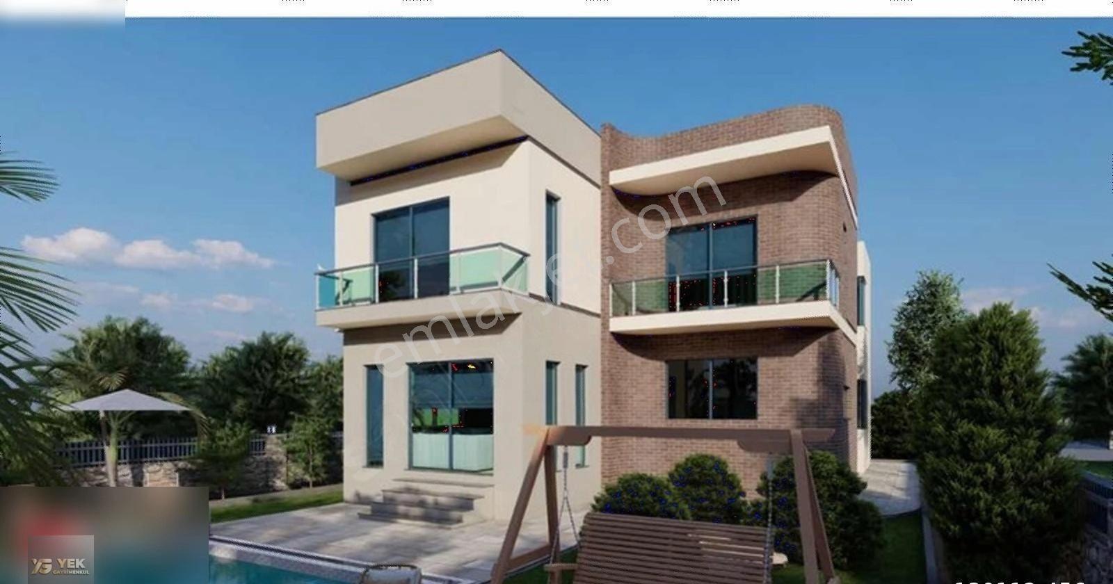 Ruhsat Alınmış Projesi Hazır Ful Deniz Manzaralı Villa Arsası - Görsel 2