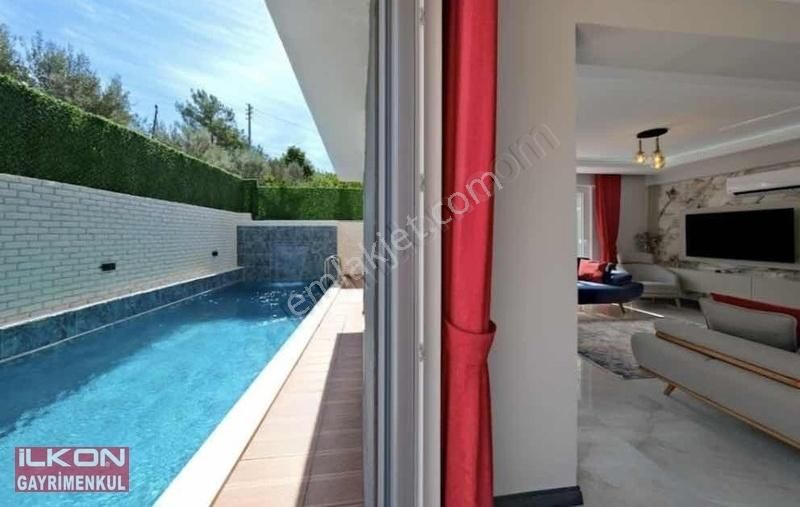 Fethiye Karagedik'te İlkon'dan Satılık Eşyalı Havuzlu Tripleks - Görsel 2
