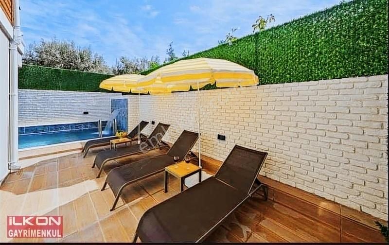 Fethiye Karagedik'te İlkon'dan Satılık Eşyalı Havuzlu Tripleks - Görsel 32