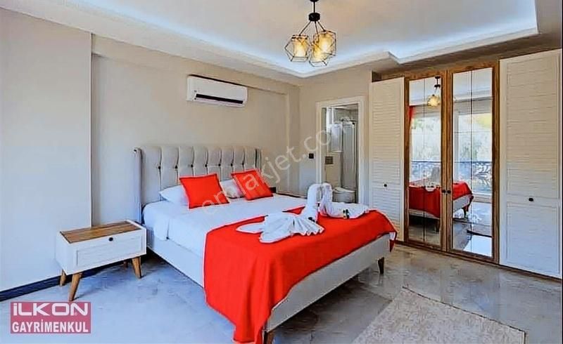 Fethiye Karagedik'te İlkon'dan Satılık Eşyalı Havuzlu Tripleks - Görsel 33