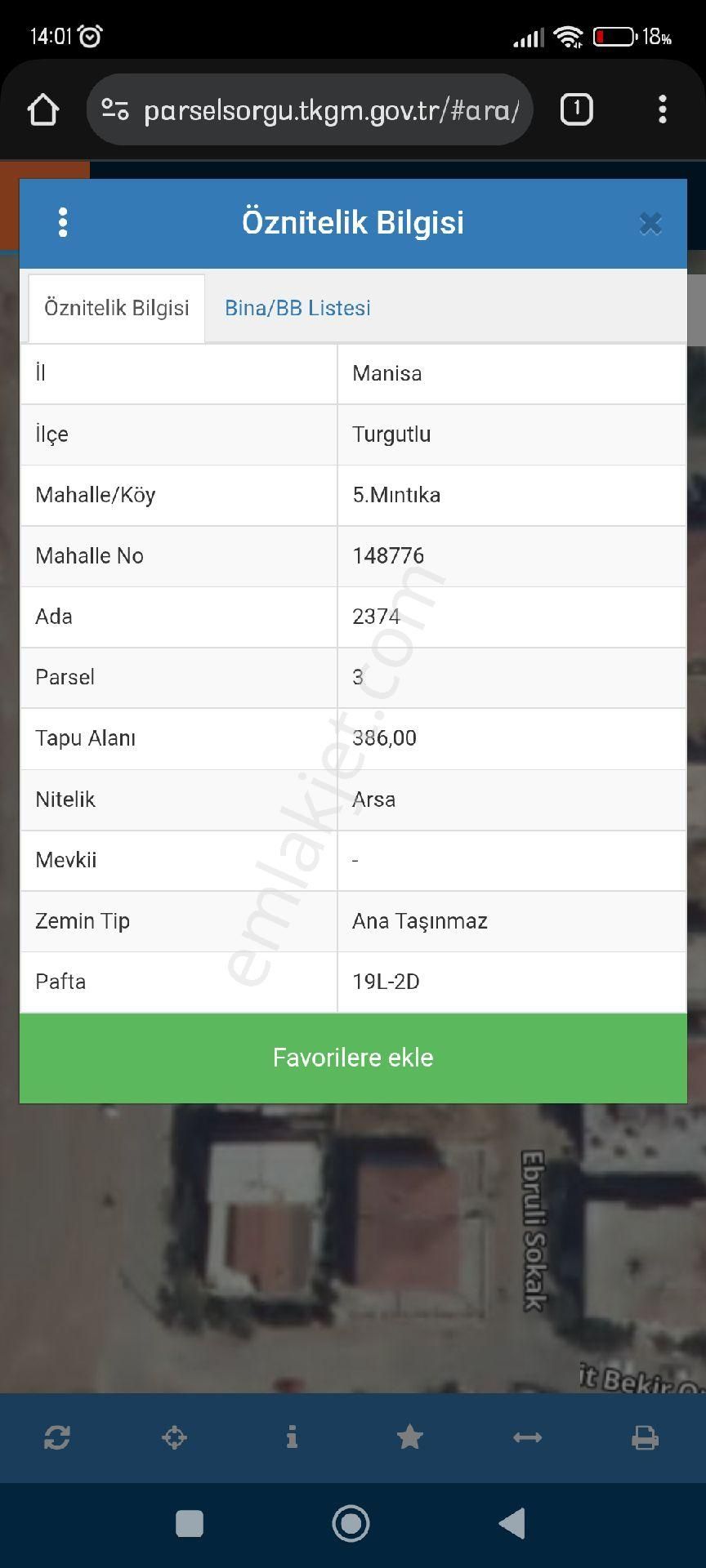 Turgutlu Eymen Emlak'tan Ergenekon Mh Satılık 2 Adet Yan Yana İmarlı Arsa ✅